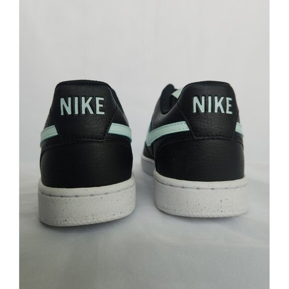9 MEN\'S NIKE COURT VISION LOW NEXT NATURE BLACK BLUE DH2987-006 SNEAKERS